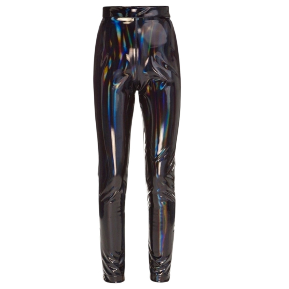 $1050 BALMAIN Holographic Pant Size 36 US 4